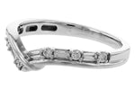 Allison Kaufman Baguette Diamond Band Enhancer in 14K White Gold, 0.25 ctw, alternate view