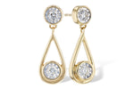Allison Kaufman Diamond Earrings in 14K Yellow Gold, 0.25 ctw (E2128)