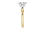 Allison Kaufman Diamond Engagement Ring Semi-Mount in 14K Yellow Gold, 0.10 ctw (L7905), alternate view