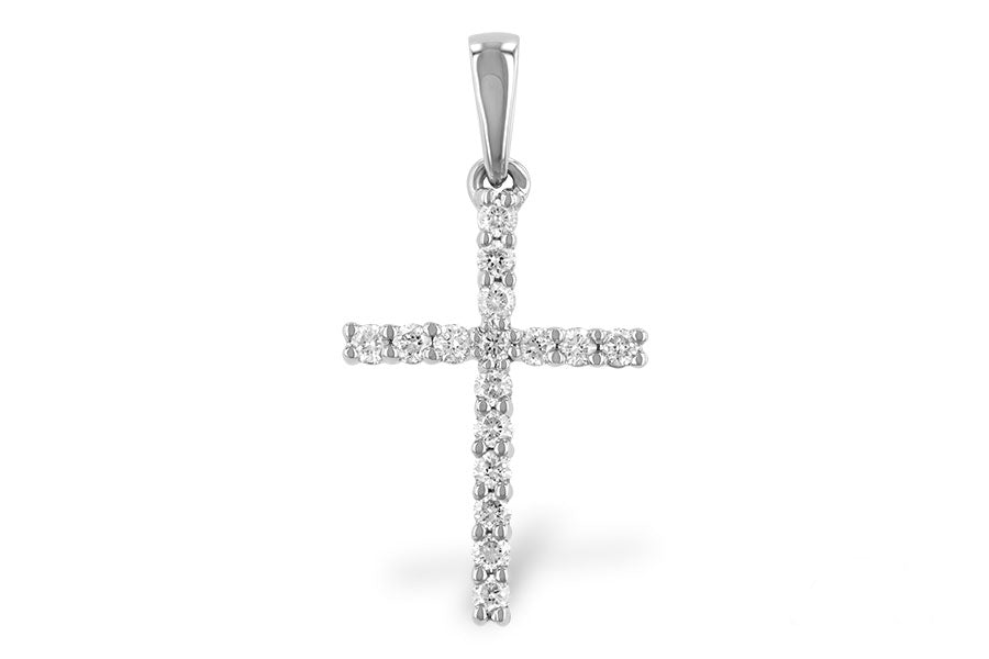 Allison Kaufman Diamond Pendant in 14K White Gold, 0.20 ctw