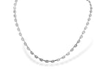 Allison Kaufman Baguette Diamond Necklace in 14K White Gold, 2.05 ctw