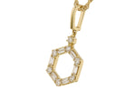 Allison Kaufman Baguette Diamond Necklace in 14K Yellow Gold, 0.35 ctw, alternate view
