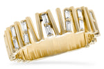 Allison Kaufman Diamond Wedding Band in 14K Yellow Gold, 0.24 ctw (W2311)