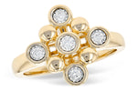 Allison Kaufman Diamond Ring in 14K Yellow Gold, 0.14 ctw