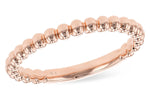 Allison Kaufman Wedding Band in 14K Rose Gold (W2414)