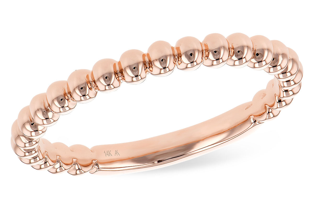 Allison Kaufman Wedding Band in 14K Rose Gold (W2414)