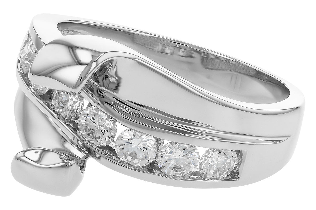 Allison Kaufman Diamond Engagement Ring Semi-Mount in 14K White Gold, 0.79 ctw, alternate view