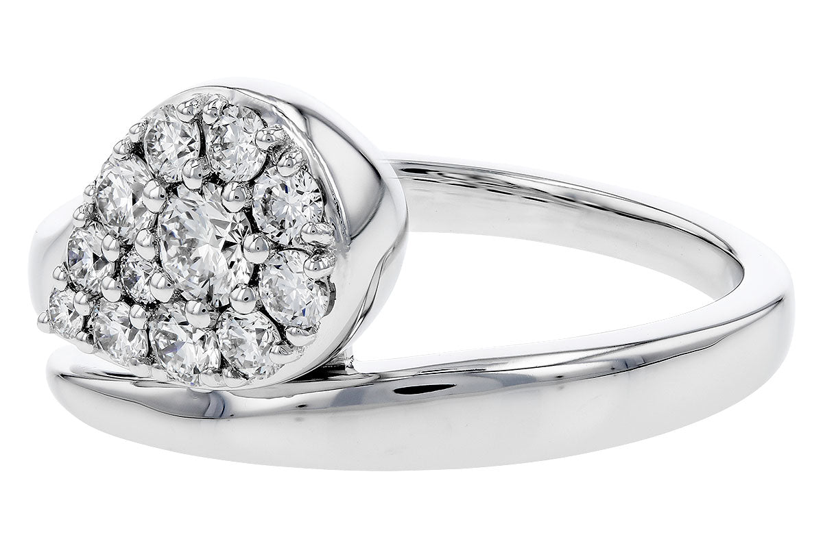 Allison Kaufman Diamond Ring in 14K White Gold, 0.50 ctw (D6078), alternate view