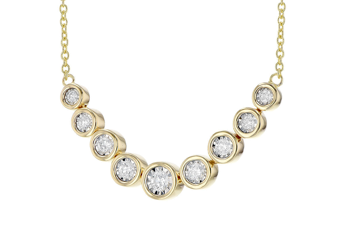 Allison Kaufman Diamond Necklace in 14K Yellow Gold, 0.75 ctw, alternate view