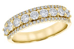 Allison Kaufman Diamond Wedding Band in 14K Yellow Gold, 1.00 ctw (W2487)