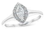 Allison Kaufman Diamond Ring in 14K White Gold, 0.50 ctw (DV110)