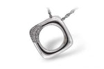 Allison Kaufman Diamond Necklace in 14K White Gold, 0.07 ctw