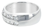Allison Kaufman Diamond Wedding Band in 14K White Gold, 1.00 ctw (WR135-1), alternate view