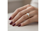 Allison Kaufman Diamond Engagement Ring Semi-Mount in 14K White Gold, 0.16 ctw (L7918), alternate view