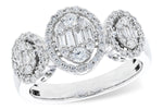 Allison Kaufman Diamond Ring in 14K White Gold, 0.58 ctw