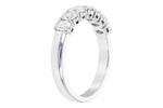Allison Kaufman Fancy-Cut Diamond Wedding Band in 14K White Gold, 0.97 ctw, alternate view