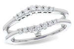 Allison Kaufman Diamond Ring Guard in 14K White Gold, 0.25 ctw (WR303-25)