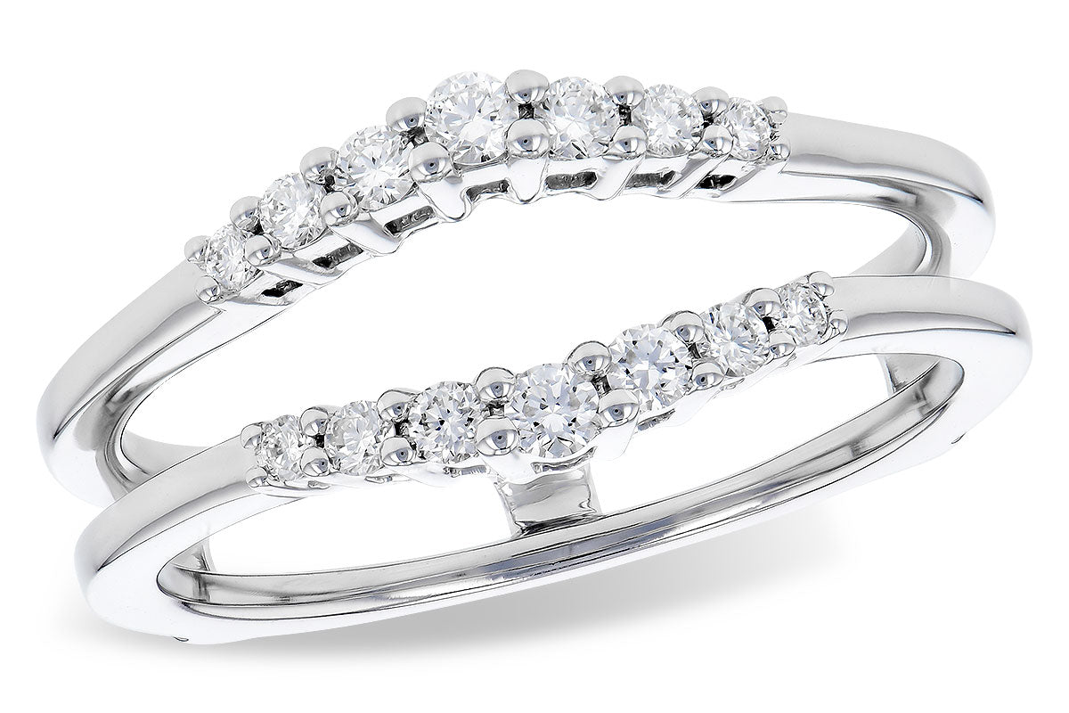 Allison Kaufman Diamond Ring Guard in 14K White Gold, 0.25 ctw (WR303-25)
