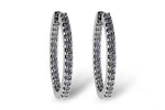 Allison Kaufman Diamond Earrings in 14K White Gold, 0.50 ctw (E1429)