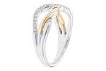 Allison Kaufman Diamond Ring in 14K Yellow & White Gold, 0.20 ctw (D5911), alternate view