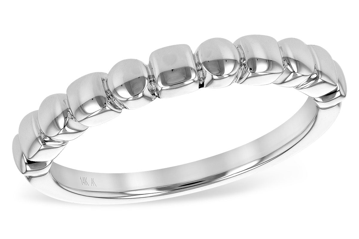 Allison Kaufman Wedding Band in 14K White Gold (W2303)