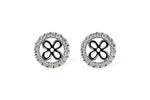 Allison Kaufman Diamond Stud Earrings in 14K White Gold, 0.30 ctw