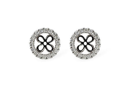 Allison Kaufman Diamond Stud Earrings in 14K White Gold, 0.30 ctw
