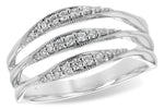 Allison Kaufman Diamond Ring in 14K White Gold, 0.25 ctw