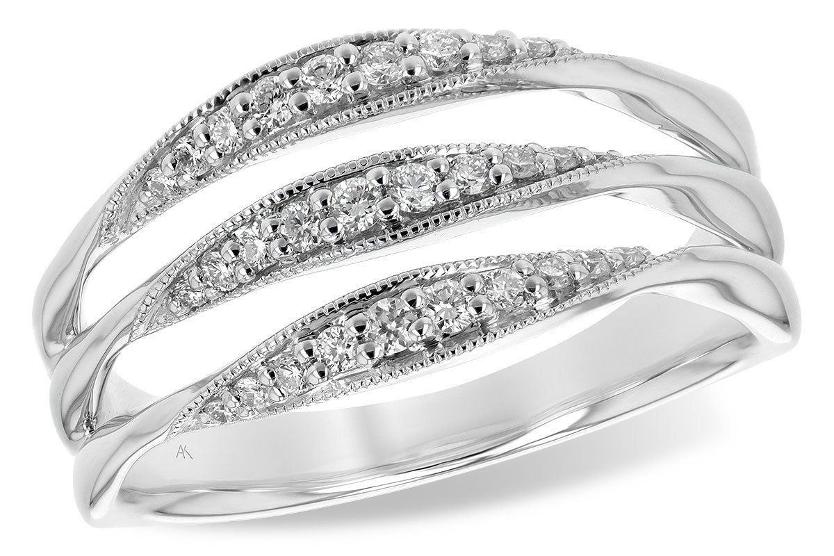 Allison Kaufman Diamond Ring in 14K White Gold, 0.25 ctw