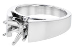 Allison Kaufman Engagement Ring Semi-Mount in 14K White Gold (L7806), alternate view