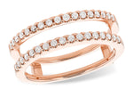 Allison Kaufman Diamond Ring Guard in 14K Rose Gold, 0.33 ctw