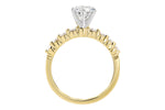 Allison Kaufman Diamond Engagement Ring Semi-Mount in 14K Yellow Gold, 0.44 ctw (LR830-44), alternate view