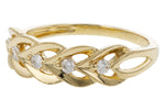 Allison Kaufman Diamond Wedding Band in 14K Yellow Gold, 0.16 ctw (W2625), alternate view