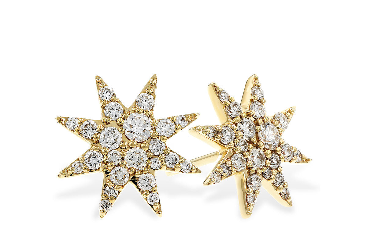 Allison Kaufman Diamond Earrings in 14K Yellow Gold, 0.50 ctw (E2341)