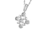 Allison Kaufman Diamond Necklace in 14K White Gold, 0.14 ctw (N8207), alternate view