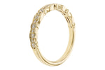 Allison Kaufman Diamond Wedding Band in 14K Yellow Gold, 0.32 ctw (W2563), alternate view