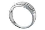 Allison Kaufman Diamond Wedding Band in 14K White Gold, 0.50 ctw (W1939), alternate view
