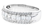 Allison Kaufman Diamond Wedding Band in 14K White Gold, 1.50 ctw (W2511), alternate view