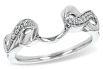 Allison Kaufman Diamond Band Enhancer in 14K White Gold, 0.11 ctw