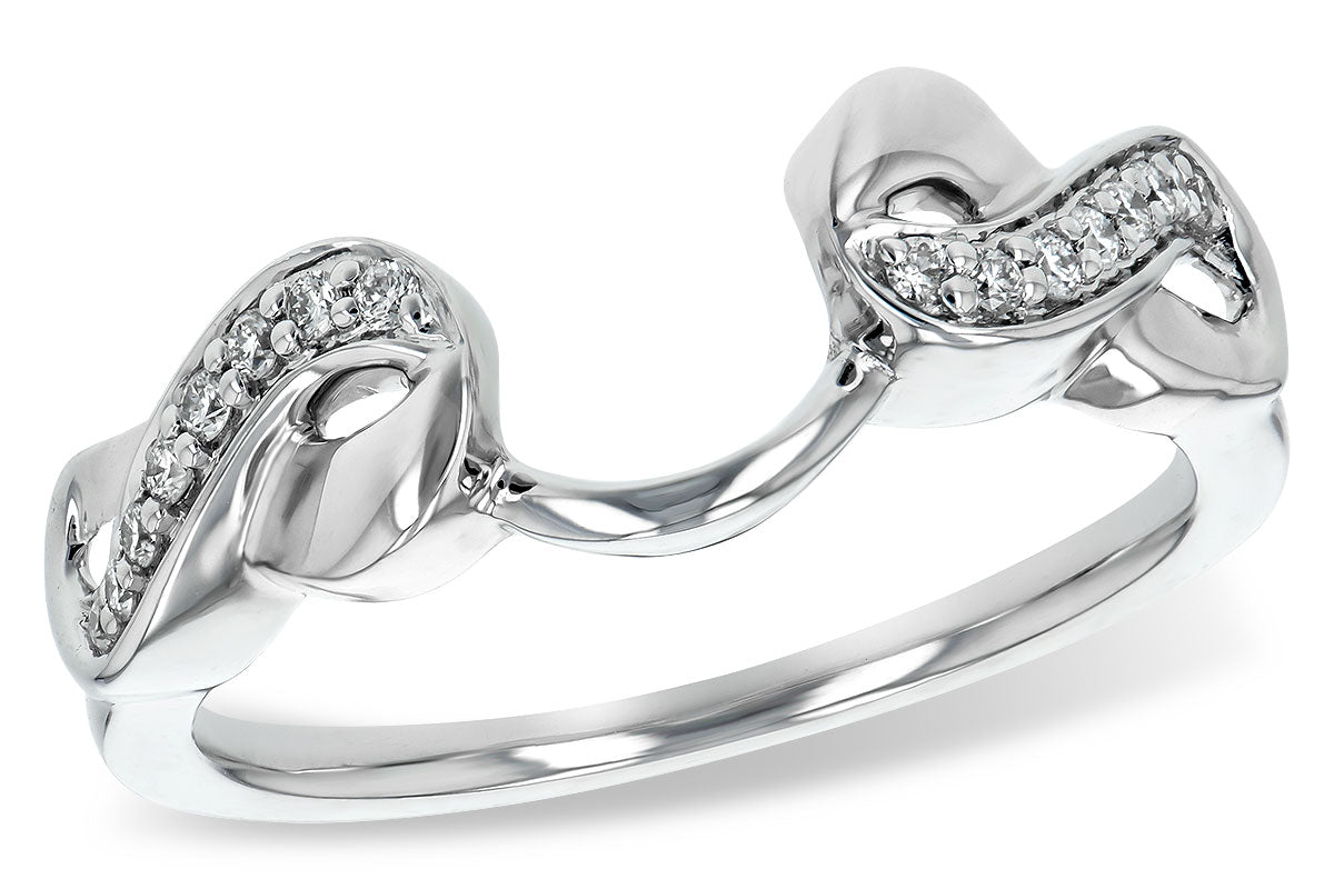 Allison Kaufman Diamond Band Enhancer in 14K White Gold, 0.11 ctw