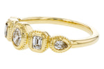 Allison Kaufman Fancy-Cut Diamond Ring in 14K Yellow Gold, 0.50 ctw, alternate view
