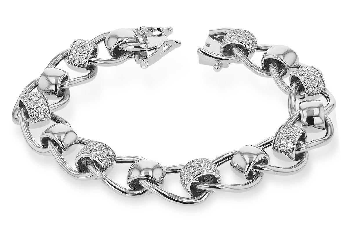 Allison Kaufman Diamond Bracelet in 14K White Gold, 1.75 ctw