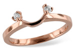 Allison Kaufman Diamond Band Enhancer in 14K Rose Gold, 0.07 ctw