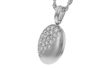 Allison Kaufman Diamond Necklace in 14K White Gold, 0.33 ctw (N8697), alternate view
