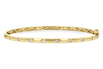 Allison Kaufman Diamond Bangle Bracelet in 14K Yellow Gold, 0.40 ctw