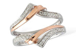 Allison Kaufman Diamond Ring Guard in 14K Two-Tone Gold, 0.23 ctw (W2120)