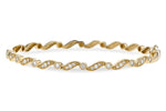 Allison Kaufman Diamond Bangle Bracelet in 14K Yellow Gold, 0.50 ctw (B1272)