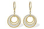 Allison Kaufman Diamond Earrings in 14K Yellow & White Gold, 0.40 ctw