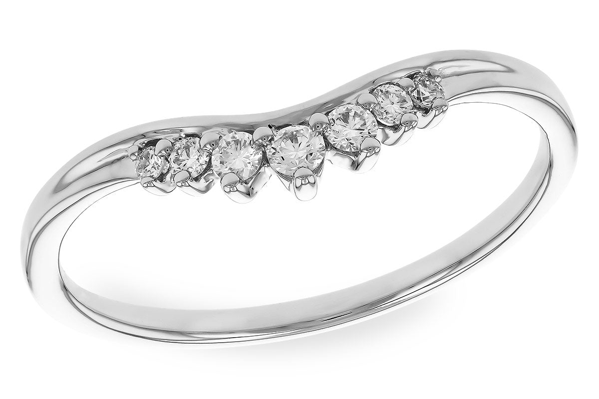 Allison Kaufman Diamond Band Enhancer in 14K White Gold, 0.12 ctw (W2560)