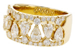 Allison Kaufman Diamond Wedding Band in 14K Yellow Gold, 1.95 ctw, alternate view